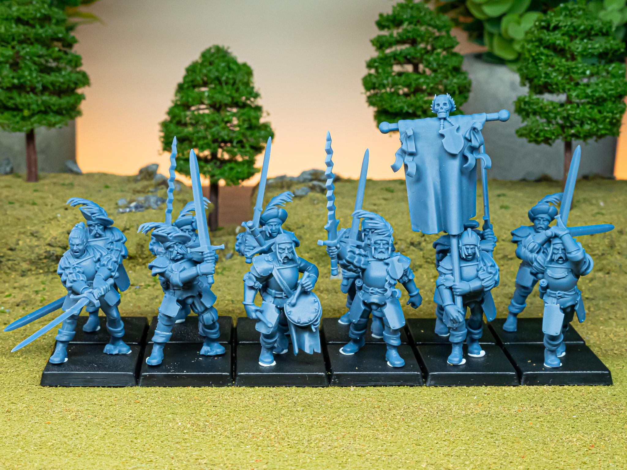 Sunland Landsknechts -  in 12k - by - Highlands Miniatures