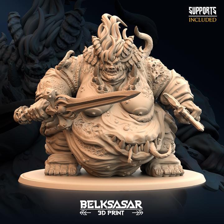The Bloated mother - 130mm Base - in 12k by Belksasar