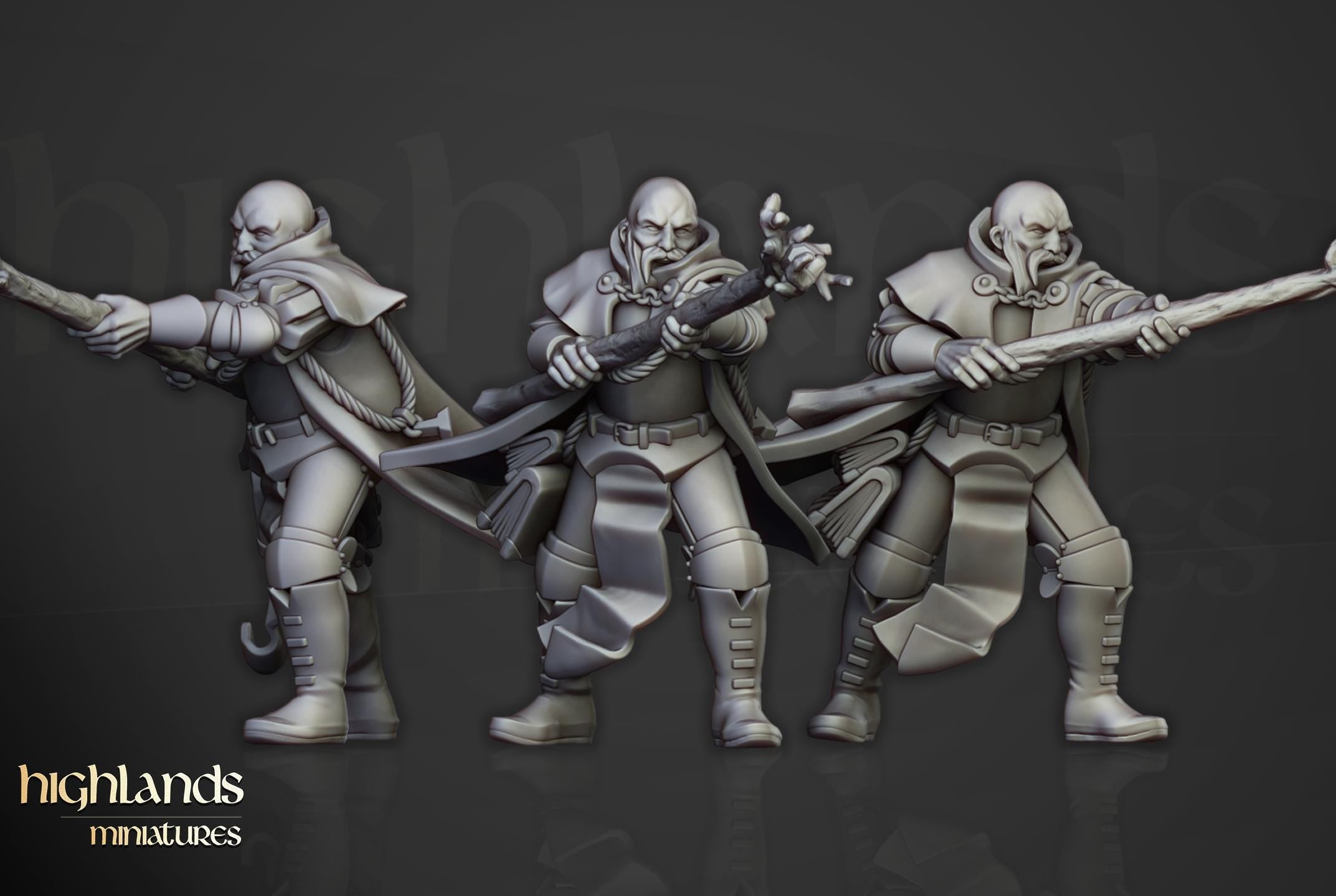 Battle Wizard  - in 12k- by Highlands Miniatures
