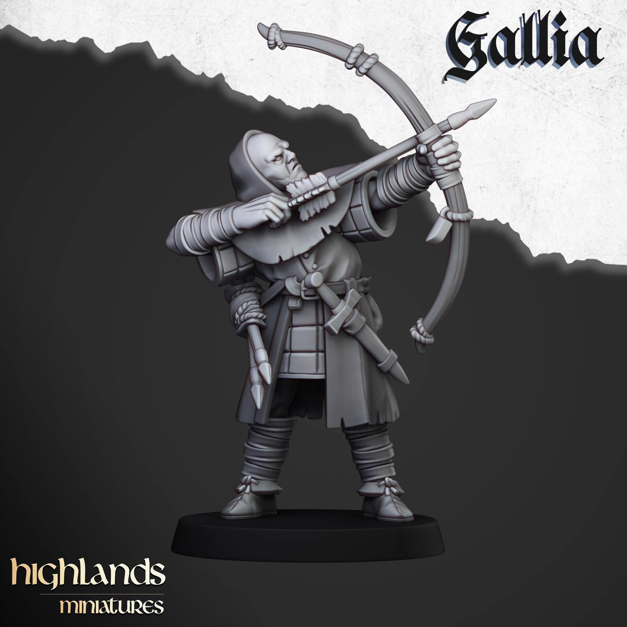 Gallia Archers - in 12k- by Highlands Miniatures