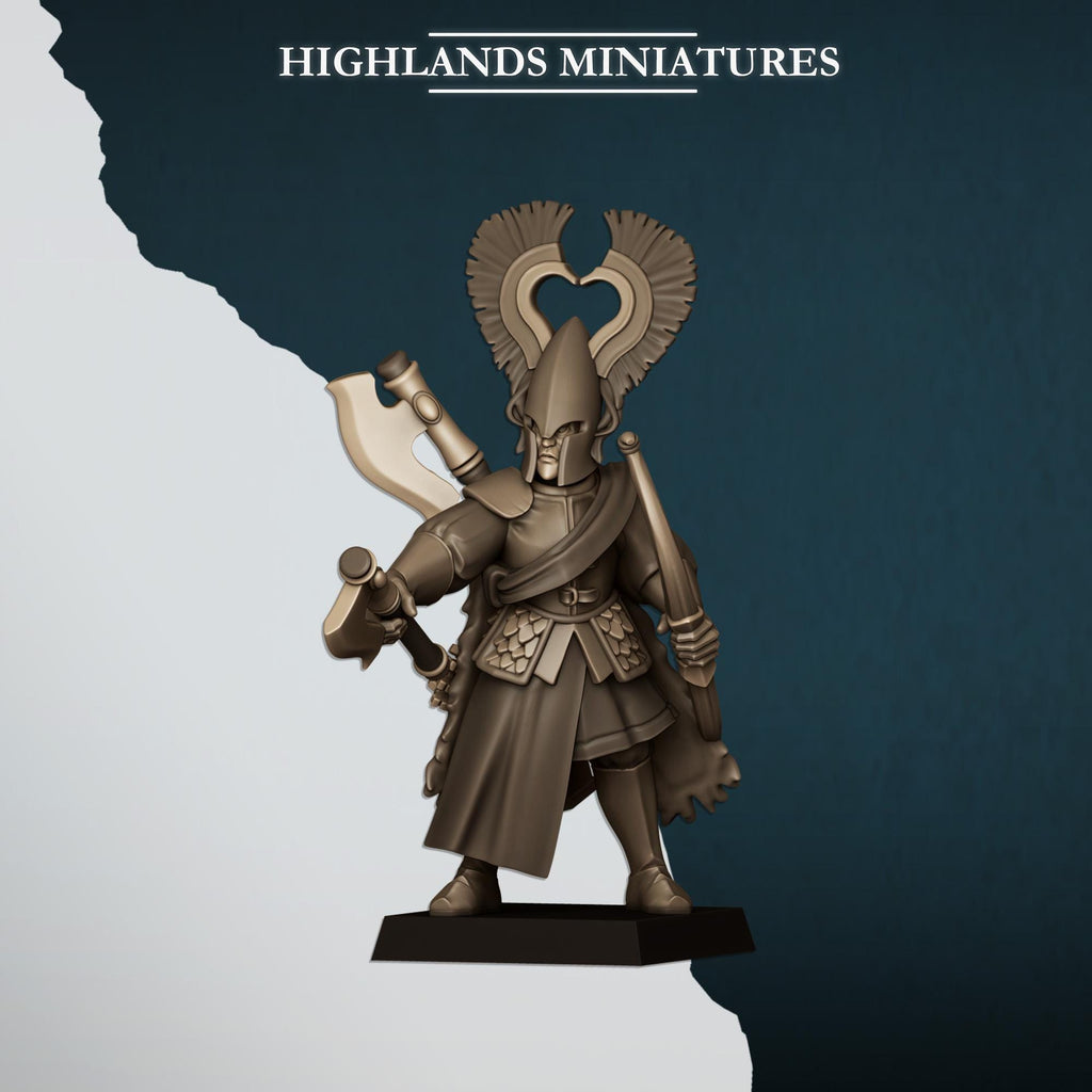 Nemean Lions with Bows  - in 12k- by Highlands Miniatures