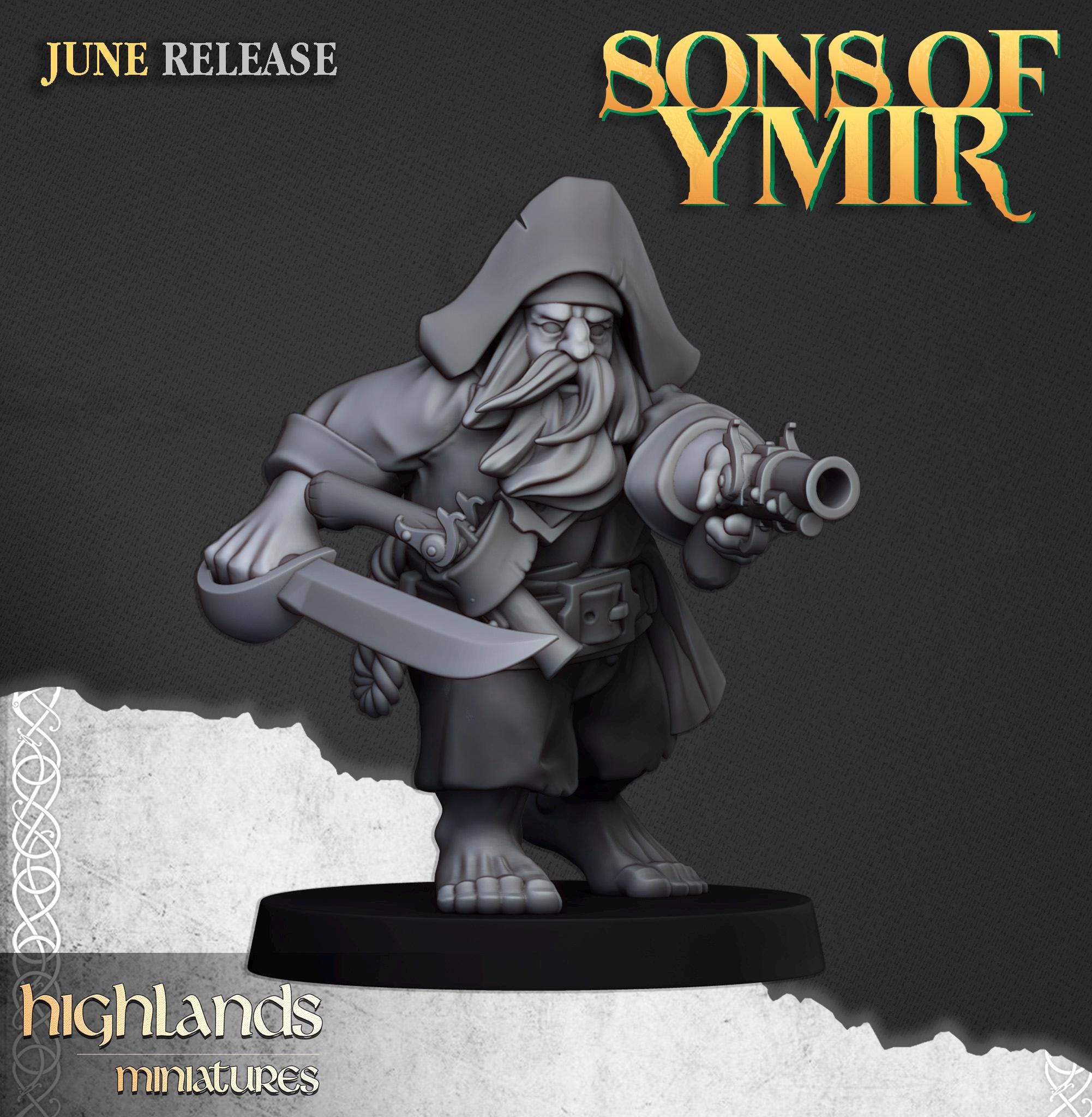 Dwarf Pirates - in 12k- by Highlands Miniatures