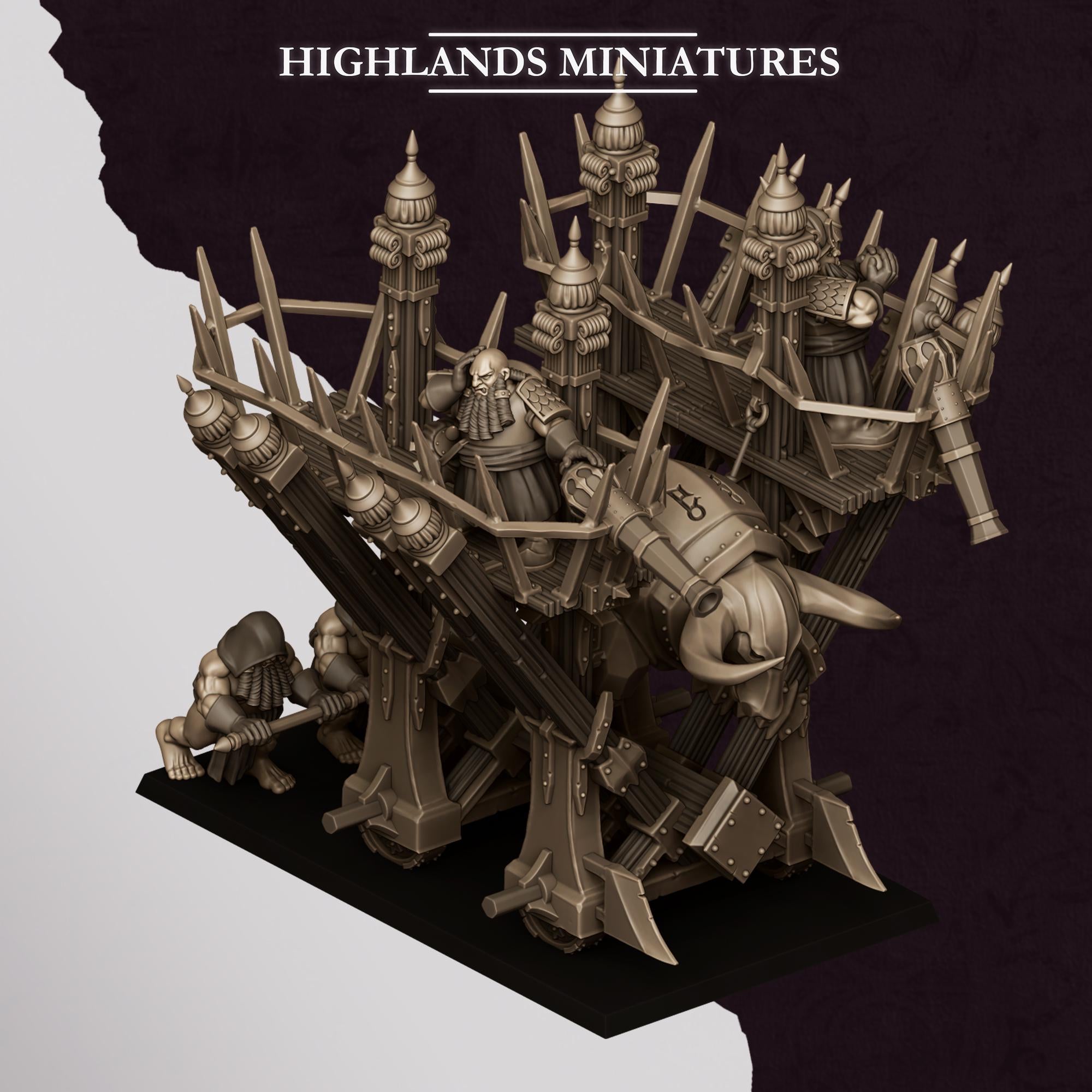 Blazing Icon of Marduk   - in 12k- by Highlands Miniatures