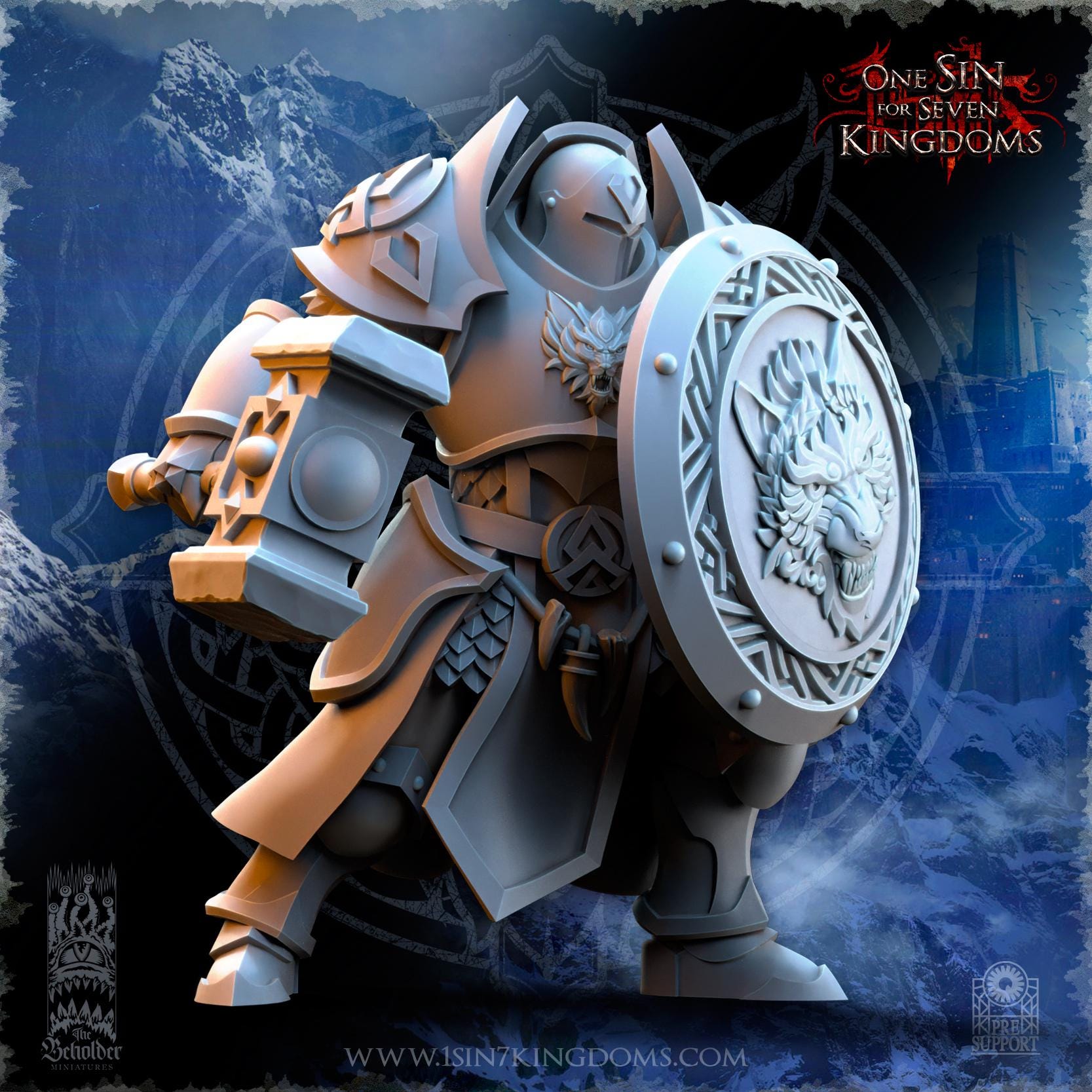 Stormwolves Punishers with Hammers - in 12k- by TheBeholderMiniatures