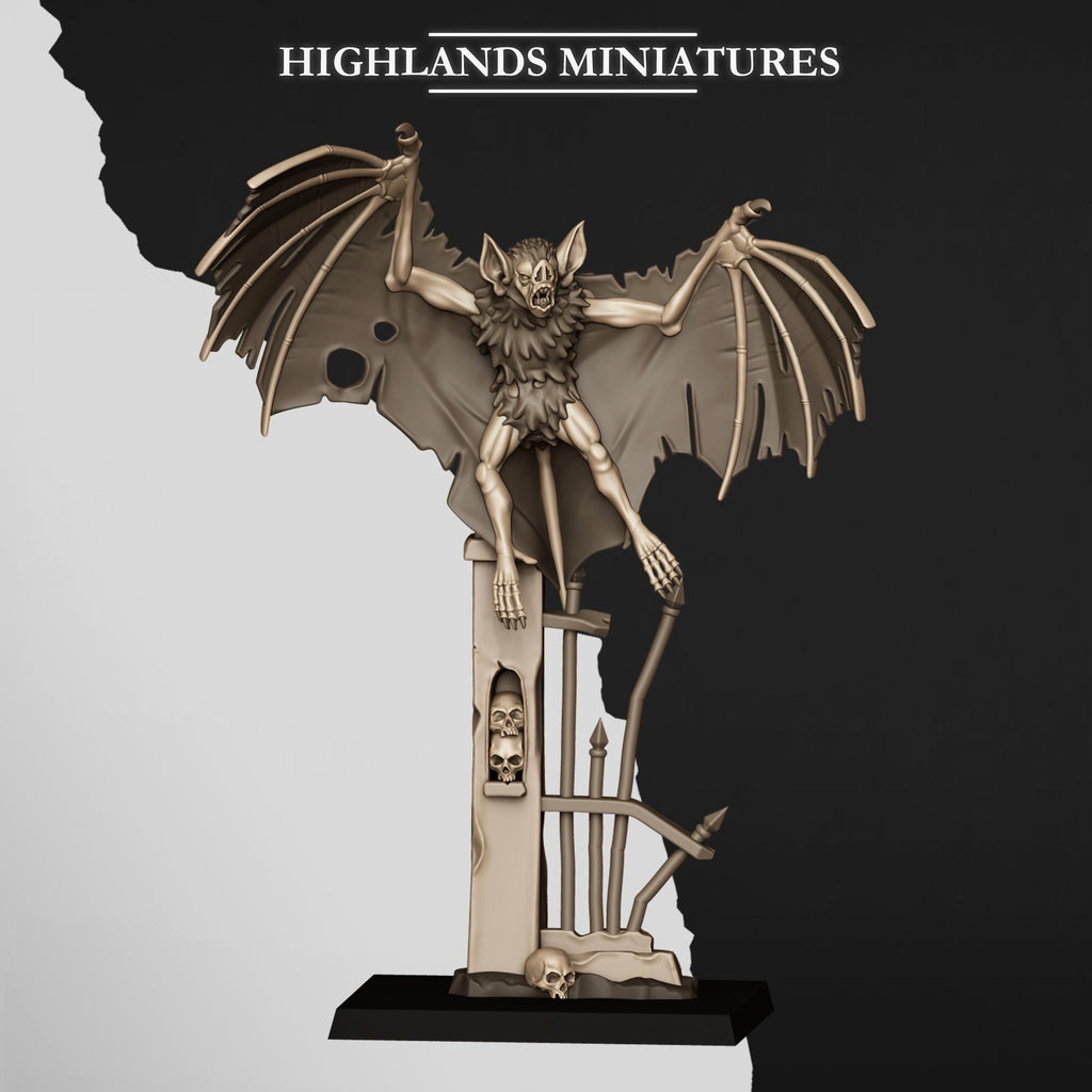 Giant Bats - in 12k- by Highlands Miniatures