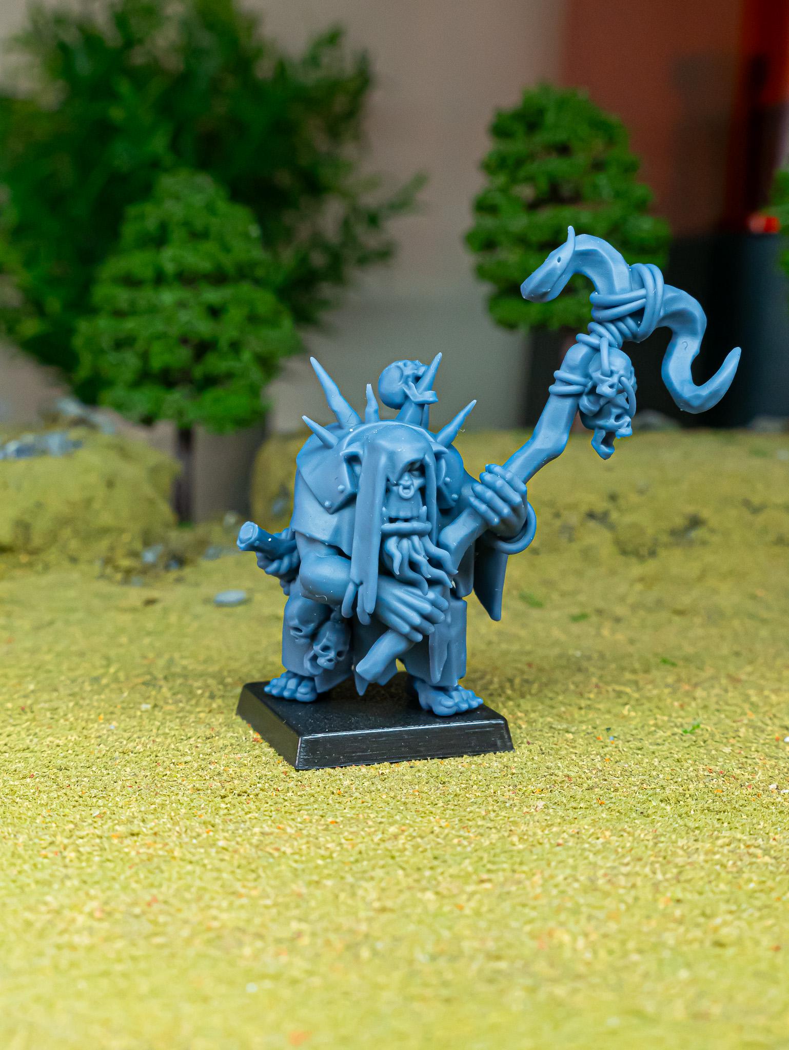 Orc Shamans- 2 models - in 12k- by Highlands Miniatures