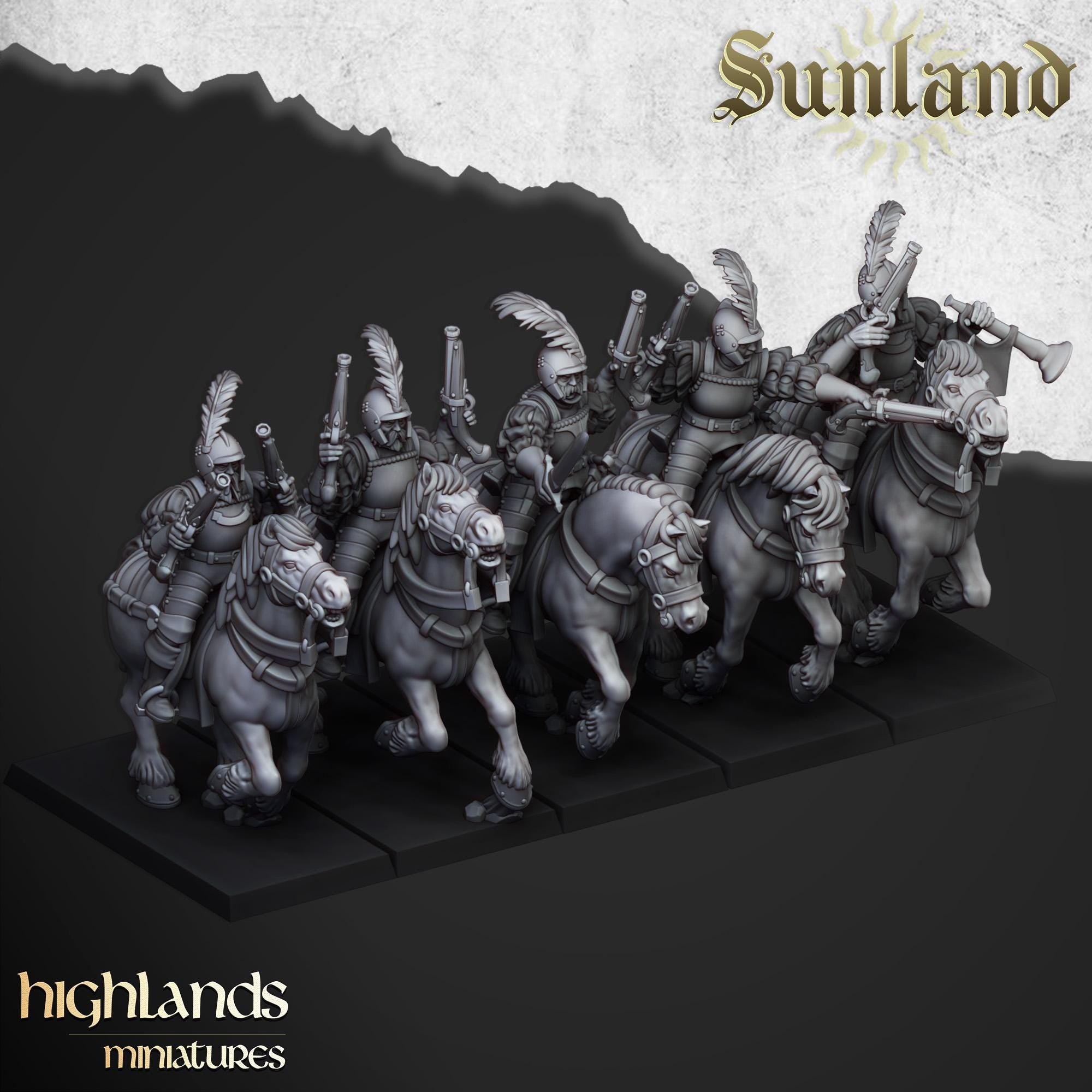 Sunland Pistoleers - in 12k- by Highlands Miniatures