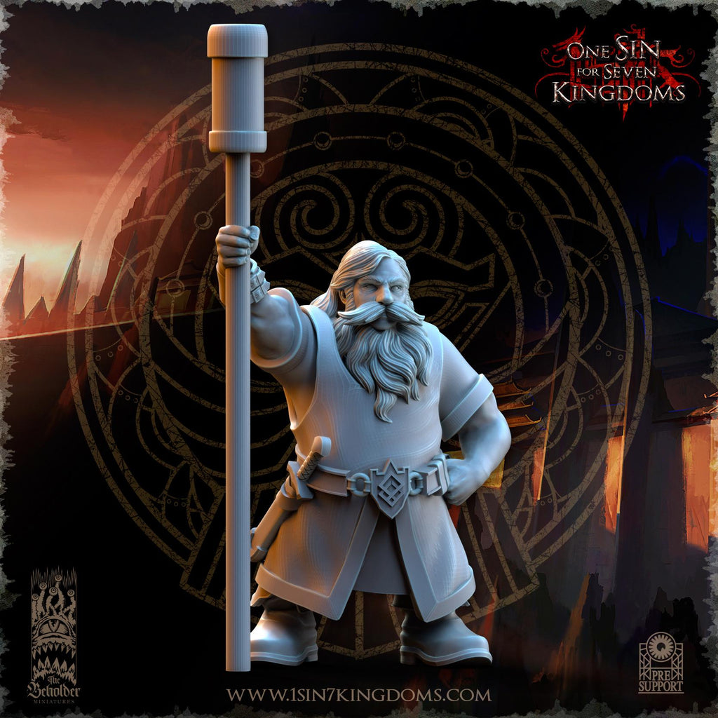 dwarven kingdom volcano battery - in 12k by TheBeholderMiniatures