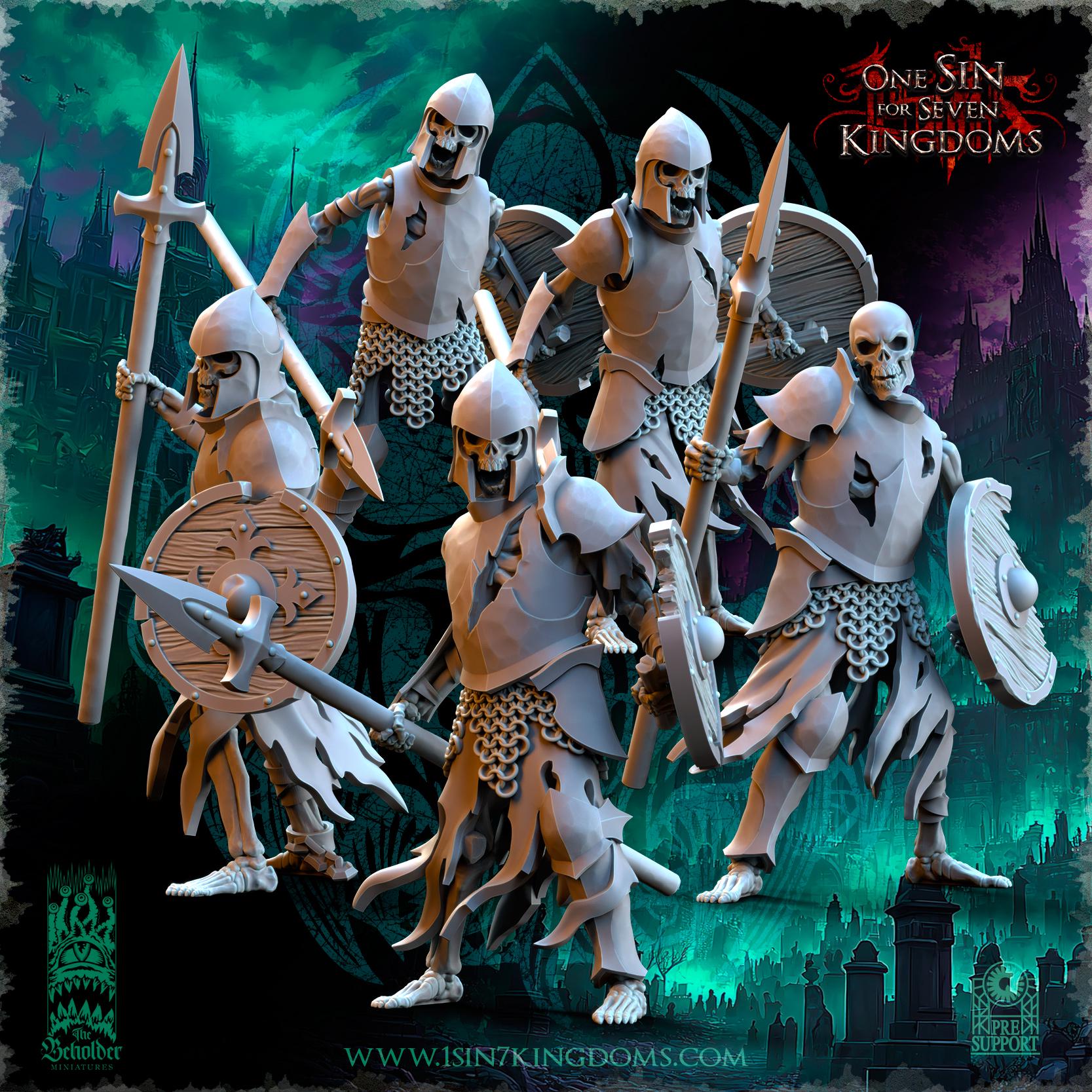 Undying Legions Warriors - in 12k- by TheBeholderMiniatures