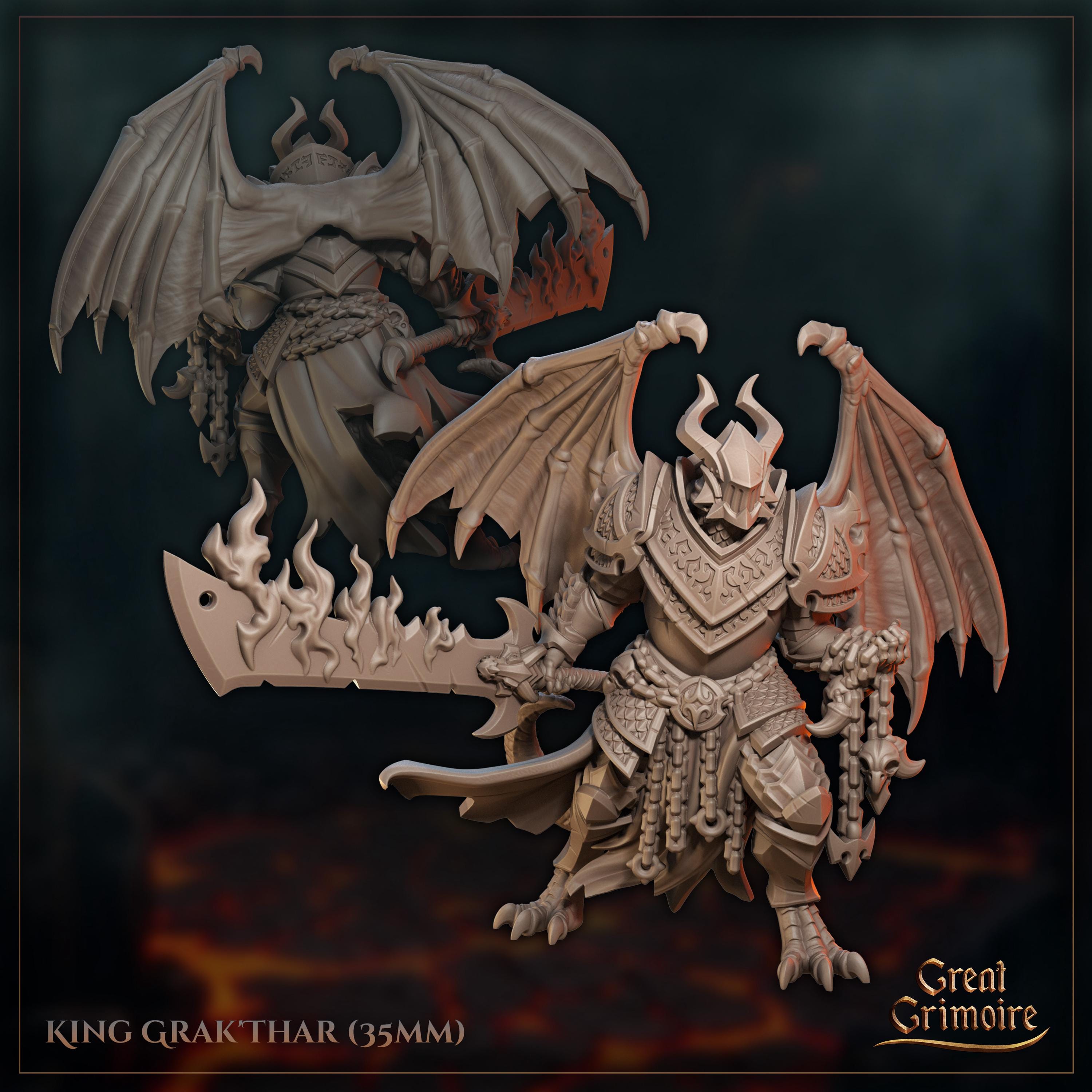King Grak'Thar - in 12k - by Great Grimoire
