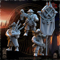 Dwarven Kingdoms Miners Command Group - in 12k- by TheBeholderMiniatures