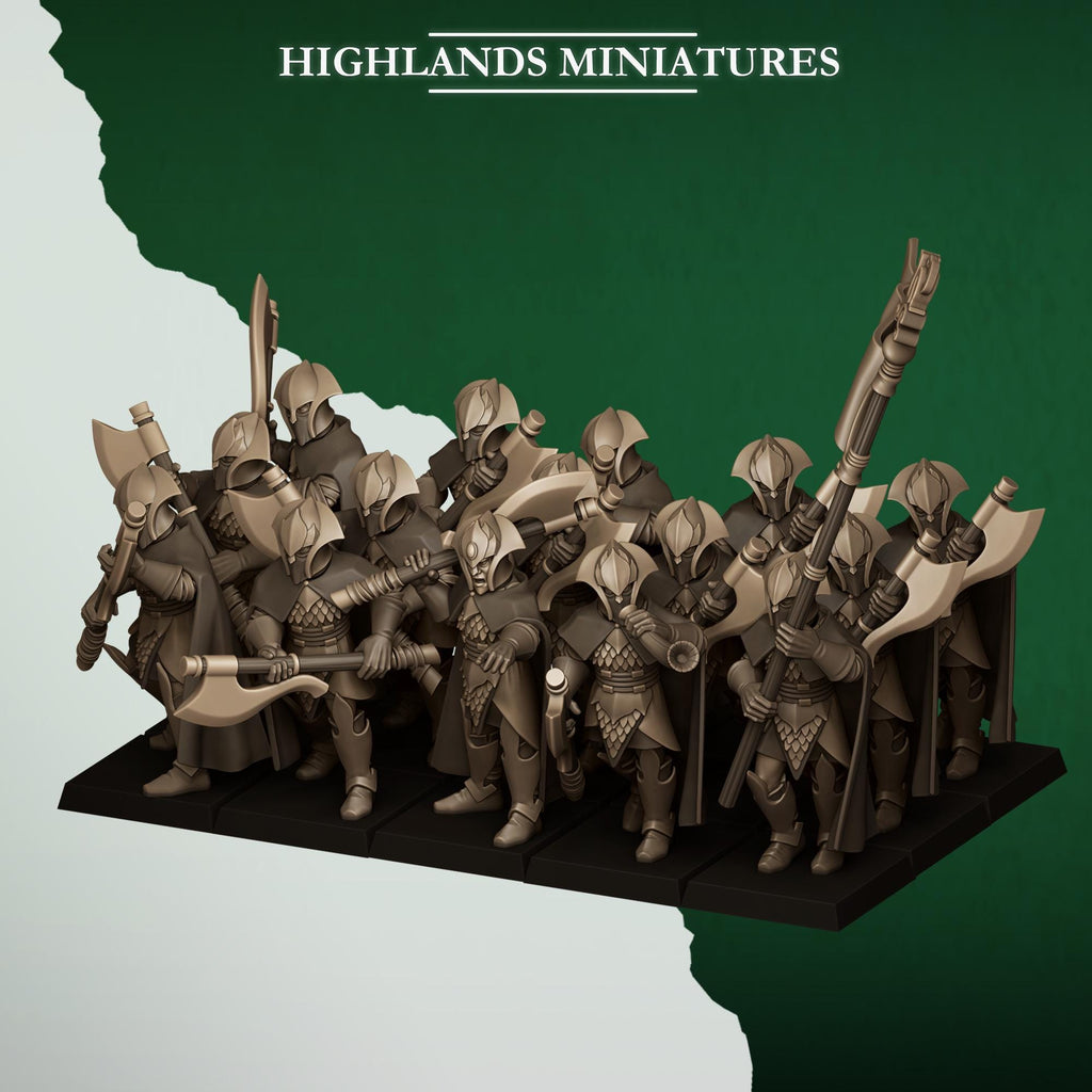 Feral Axemen  - in 12k- by Highlands Miniatures