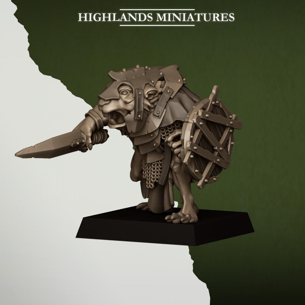 Sewer Rats - in 12k- by -Highlands Miniatures
