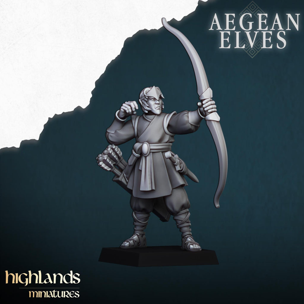 Aegean Elves Archers  - in 12k- by Highlands Miniatures