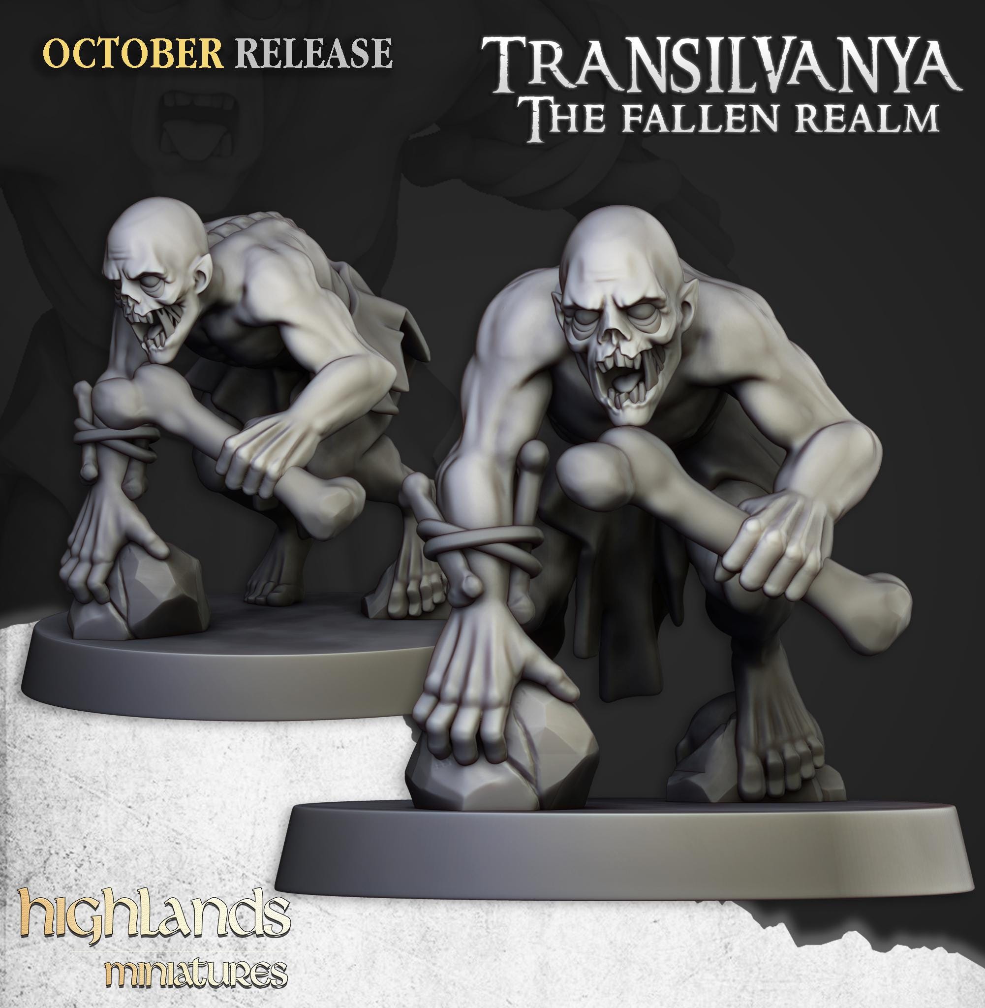 Ghouls Unit - in 12k- by Highlands Miniatures