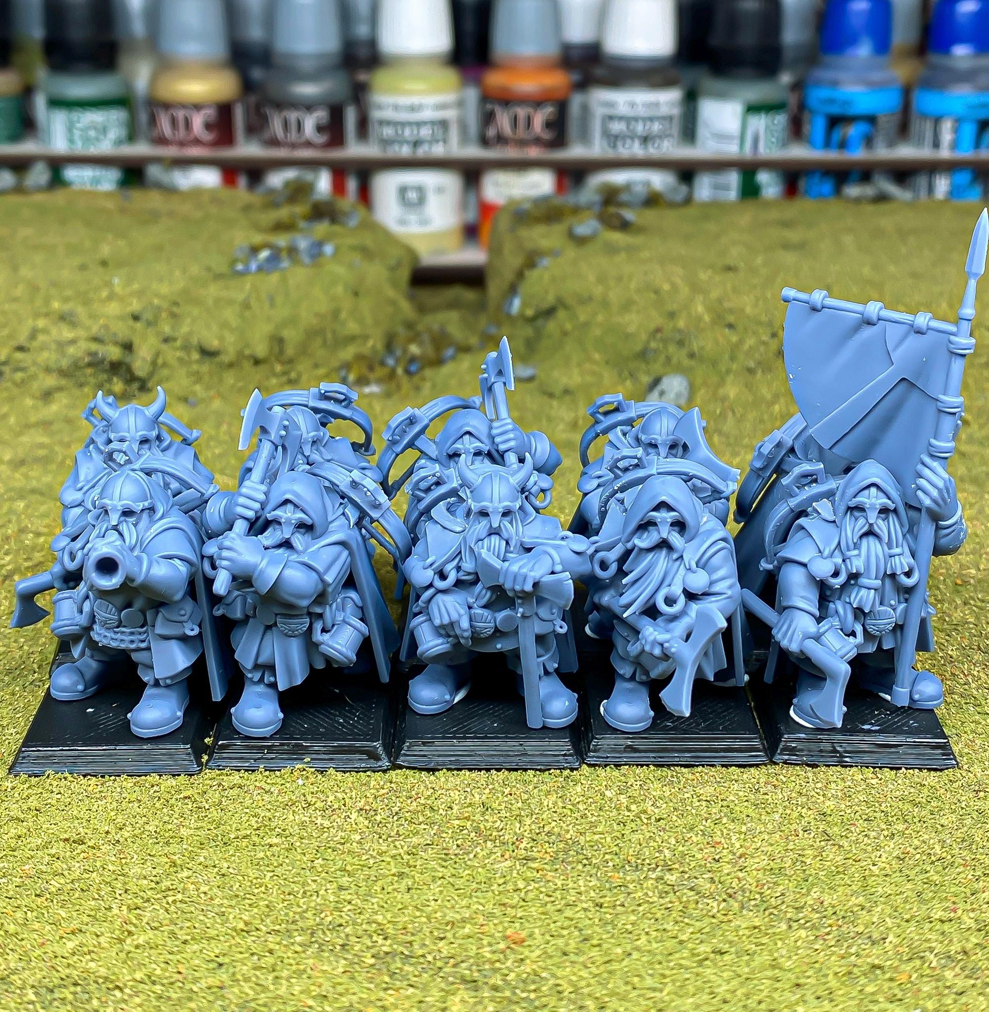 Dwarf Rangers - in 12k- by Highlands Miniatures