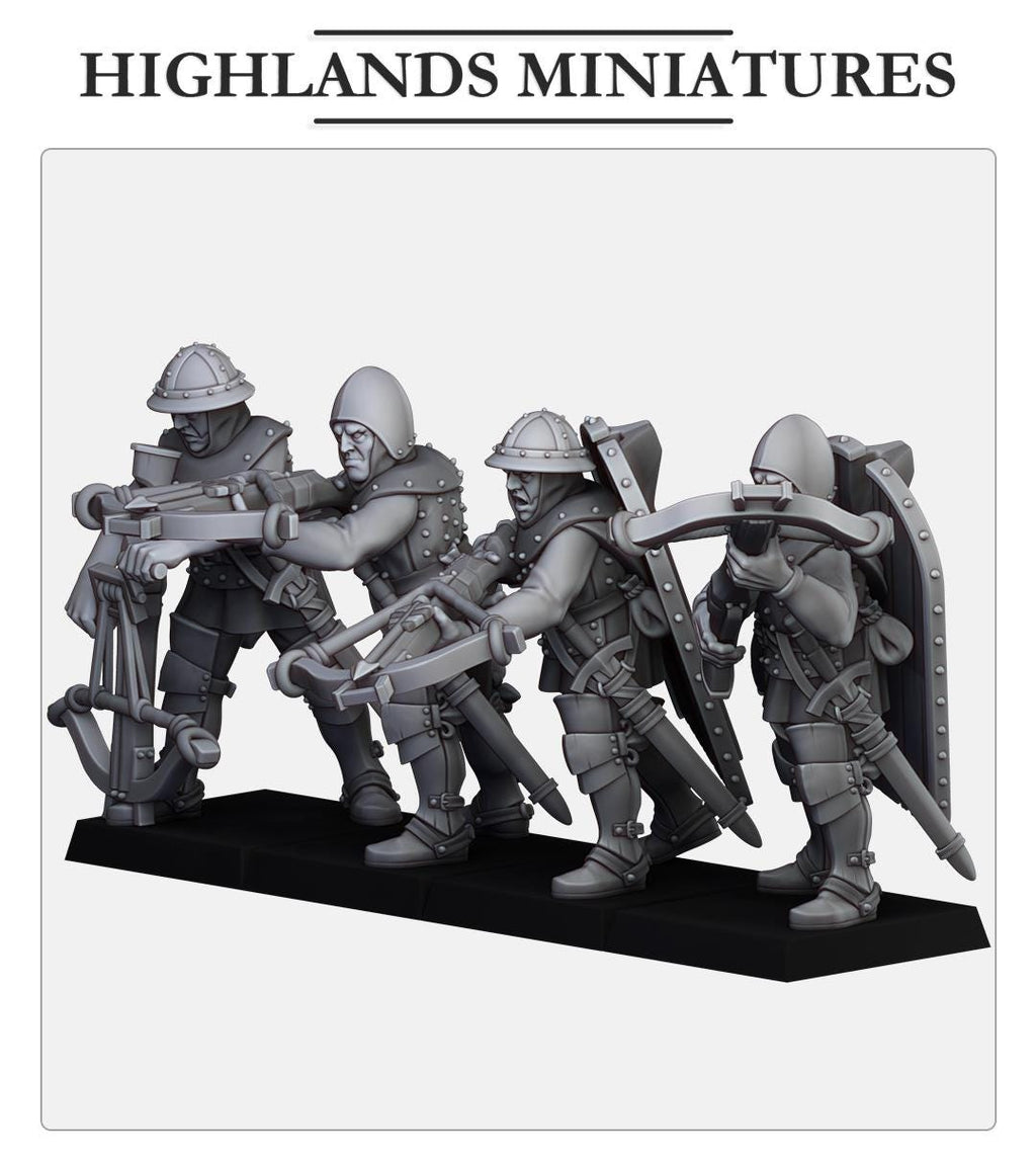 Gallia Shooters: Crossbowmen - in 12k- by Highlands Miniatures