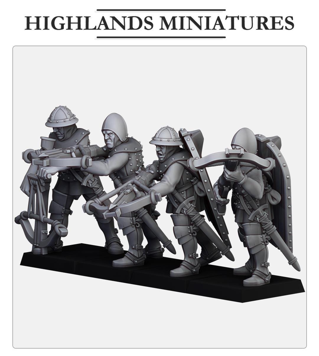 Gallia Shooters: Crossbowmen - in 12k- by Highlands Miniatures