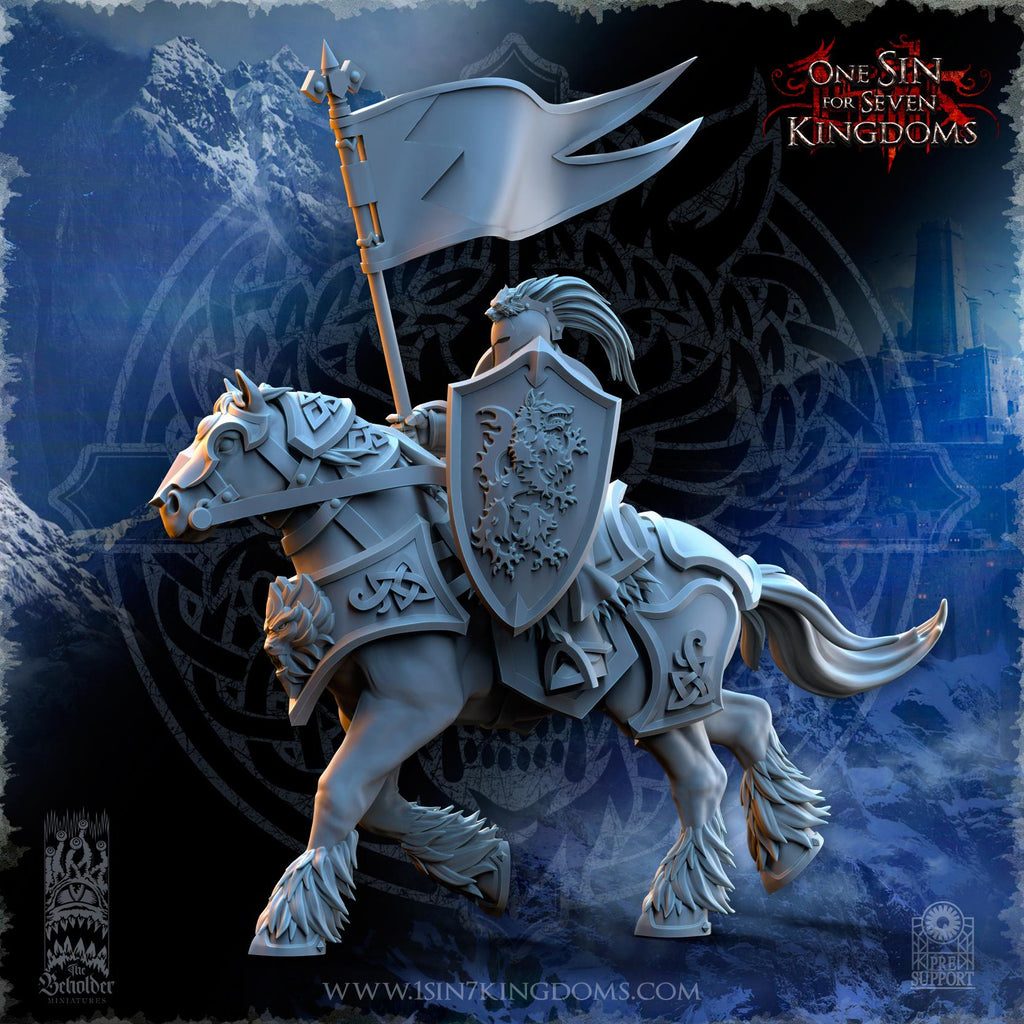 Stormwolves Storm-Knights Command Group - in 12k- by TheBeholderMiniatures