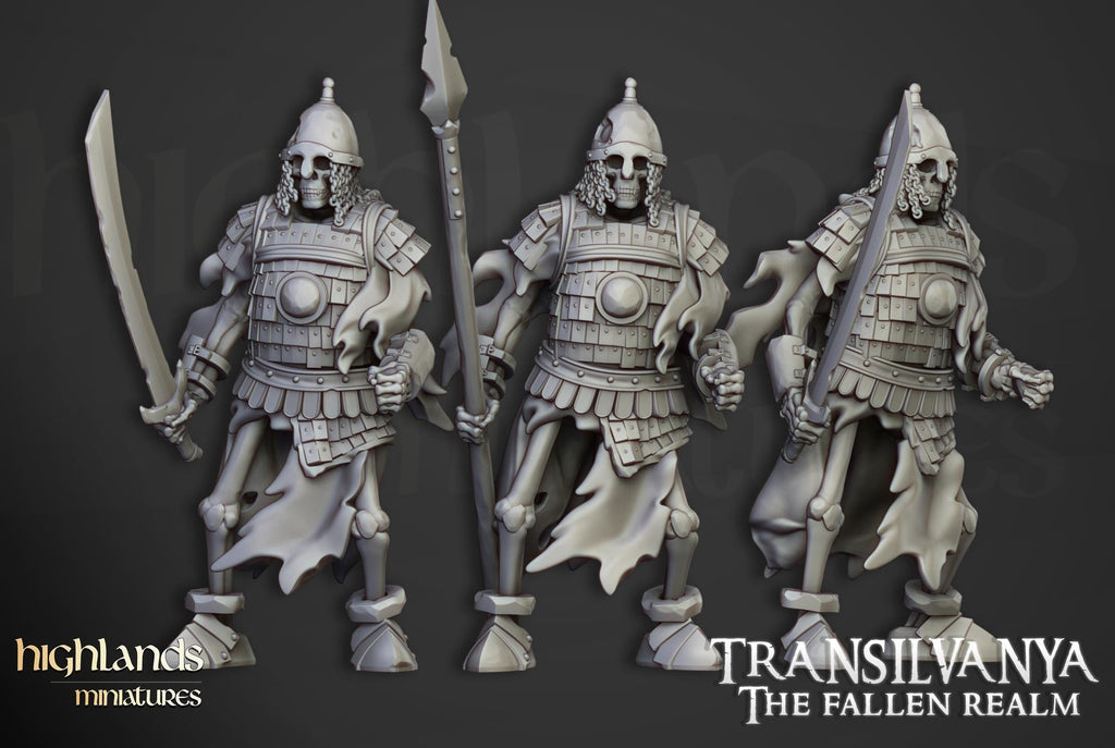 Skeleton Boyar Guard  - in 12k- by Highlands Miniatures