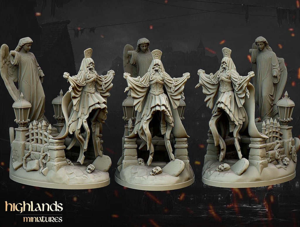 Lady Violet, the Spectral Widow  - in 12k- by Highlands Miniatures