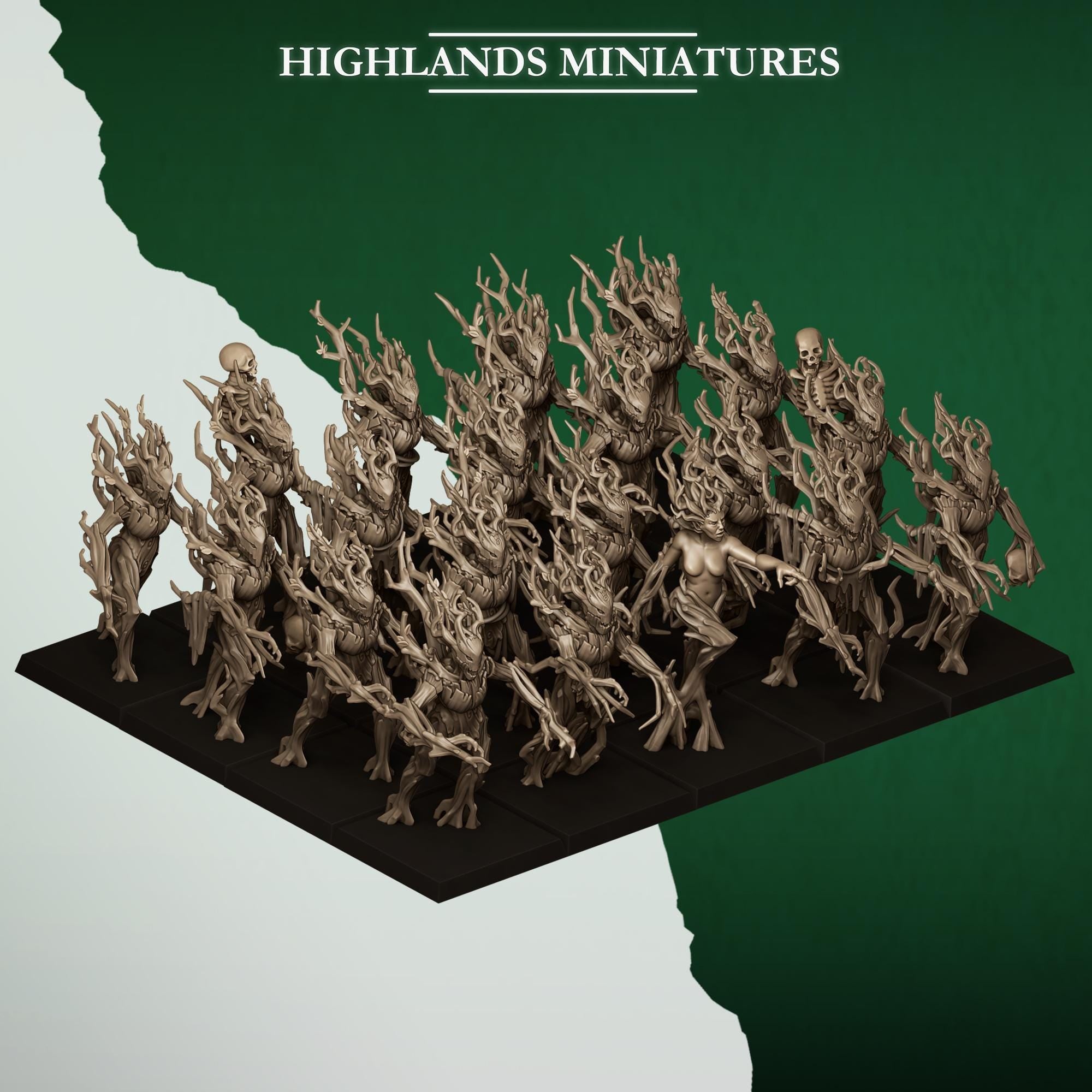 Feral Dryads - in 12k- by Highlands Miniatures