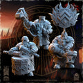 Dwarven Kingdoms Snapdragons Command Group - in 12k- by TheBeholderMiniatures