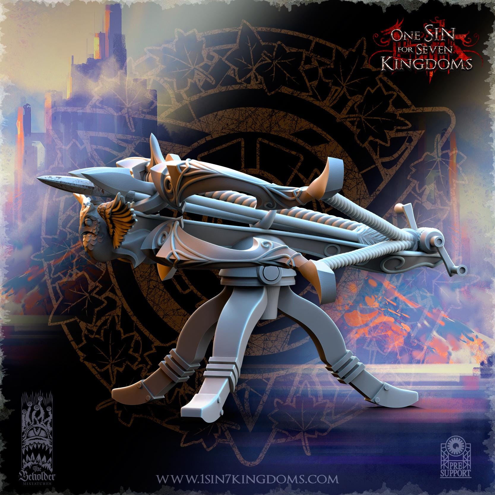 Silvermoor Elves Ballista - in 12k- by TheBeholderMiniatures