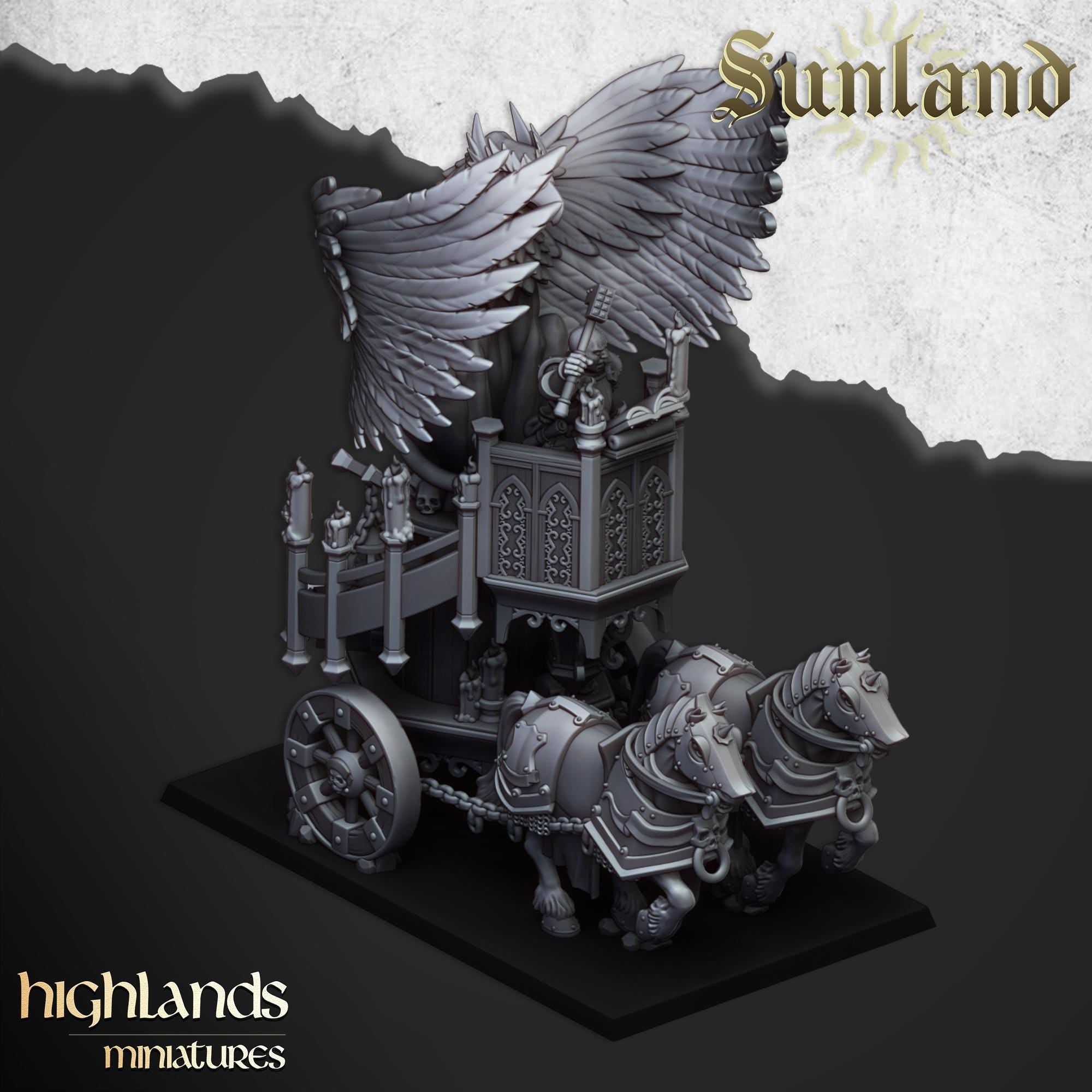 Sunland Altar Wagon - in 12k- by Highlands Miniatures