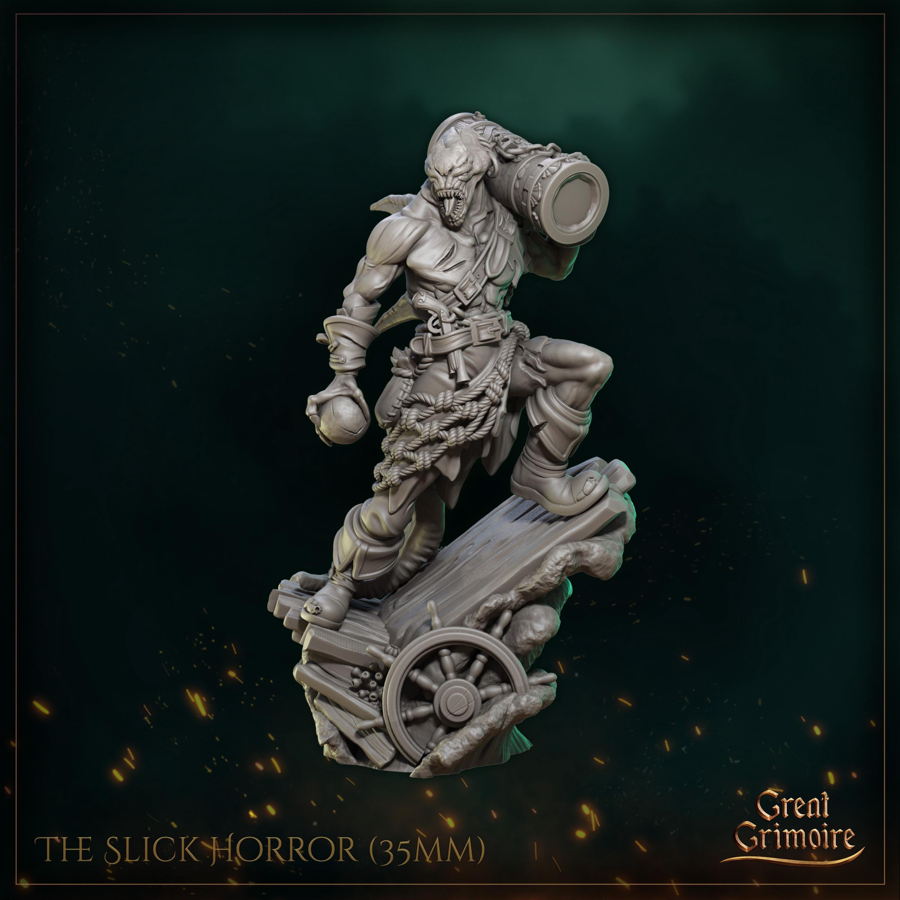 The Slick Horror - in 12k - by Great Grimoire