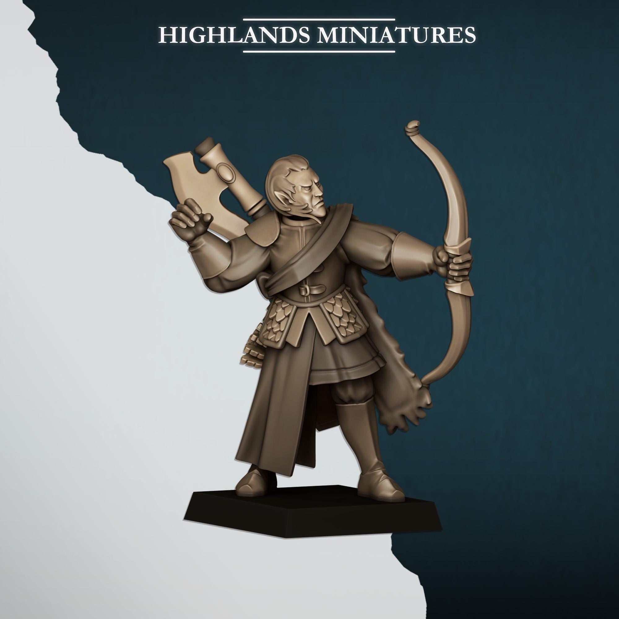 Nemean Lions with Bows  - in 12k- by Highlands Miniatures