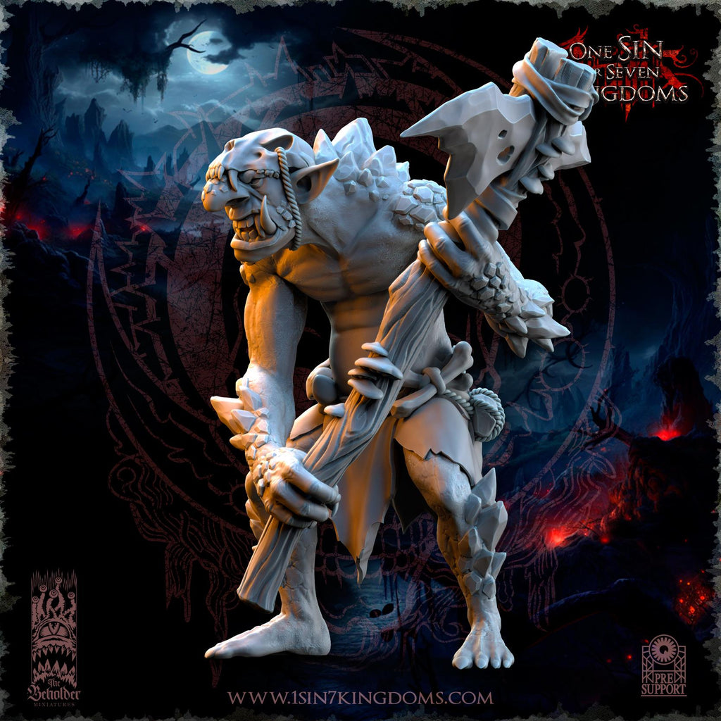 Rock trolls - in 12k by TheBeholderMiniatures