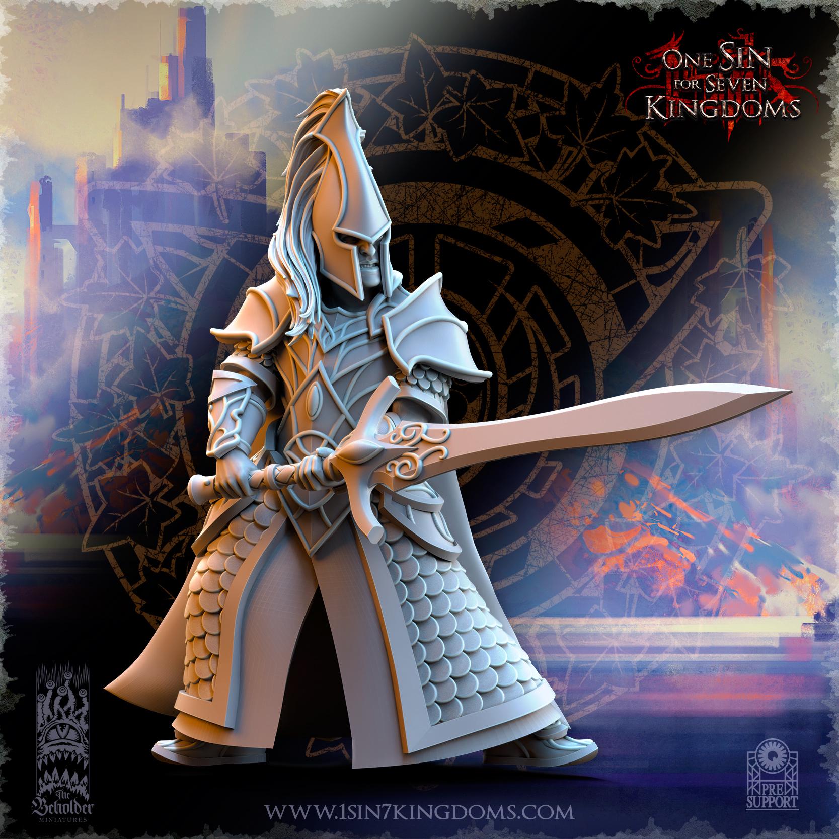 Silvermoor Elves Blades of Ashur - in 12k- by TheBeholderMiniatures
