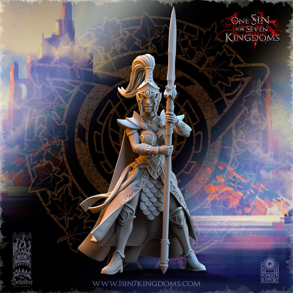 Silvermoor Elves Sisterhood Praetorians - in 12k- by TheBeholderMiniatures