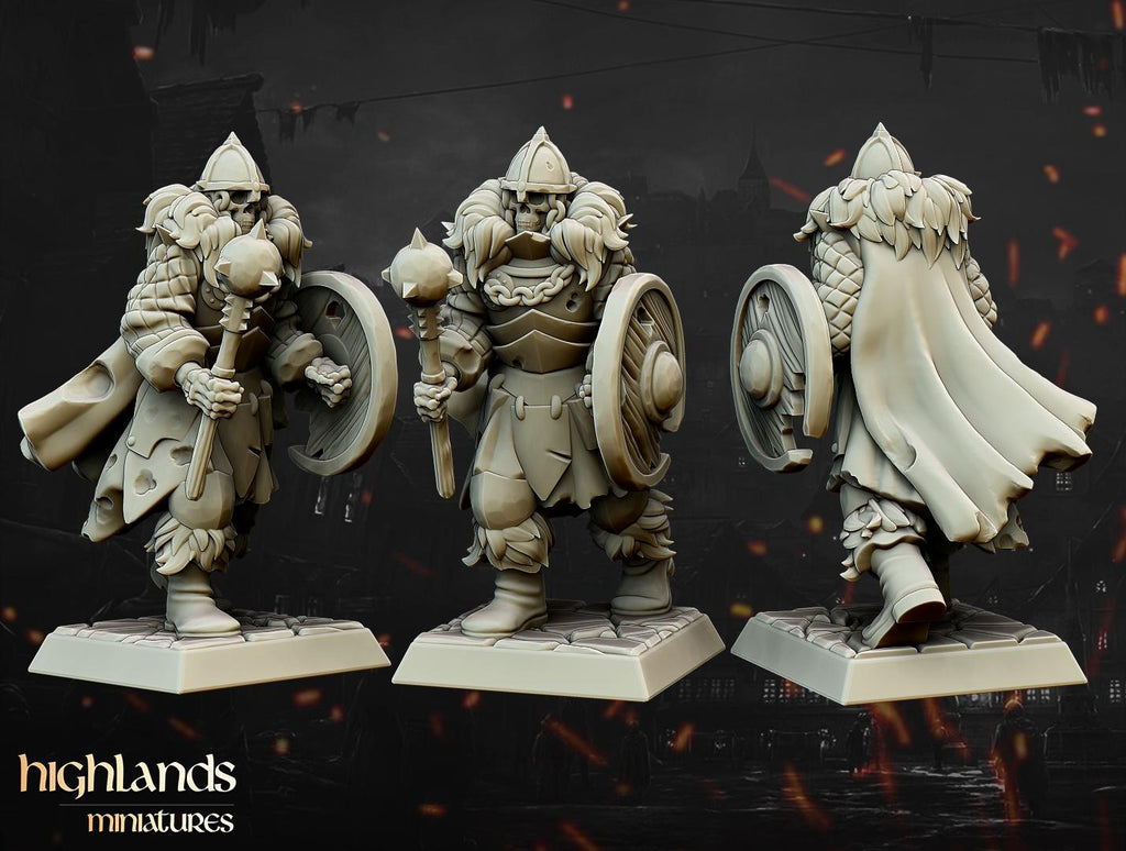 Undead Blackwatch Core Unit  - in 12k- by Highlands Miniatures