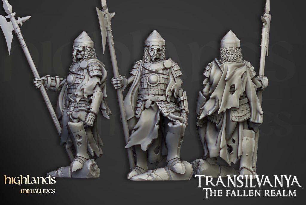 Skeleton Boyar Guard  - in 12k- by Highlands Miniatures