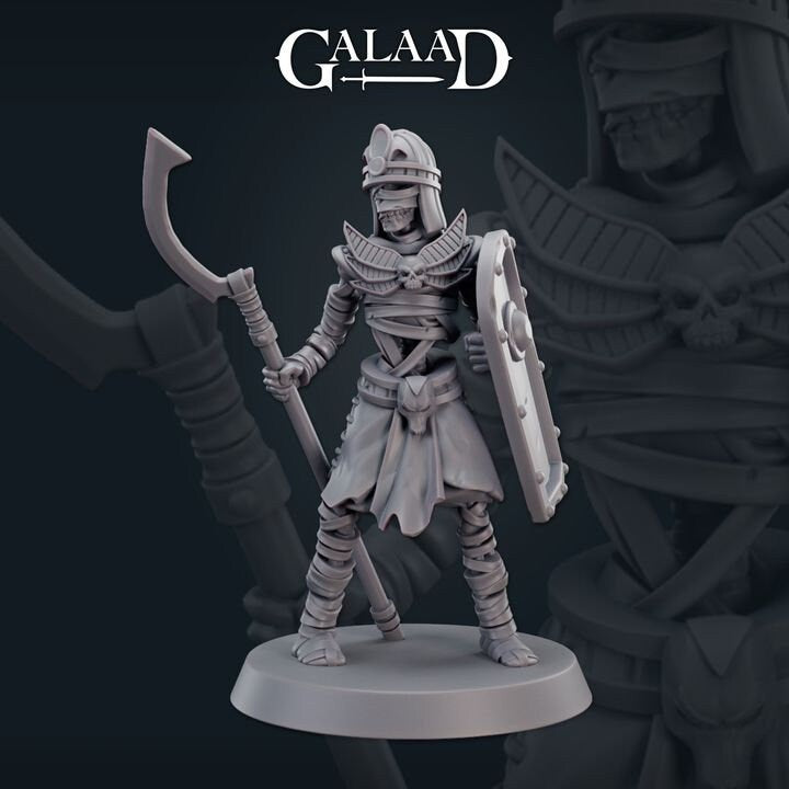 10 models - June Mummies and Egyptian fighters - Galaad - 8k