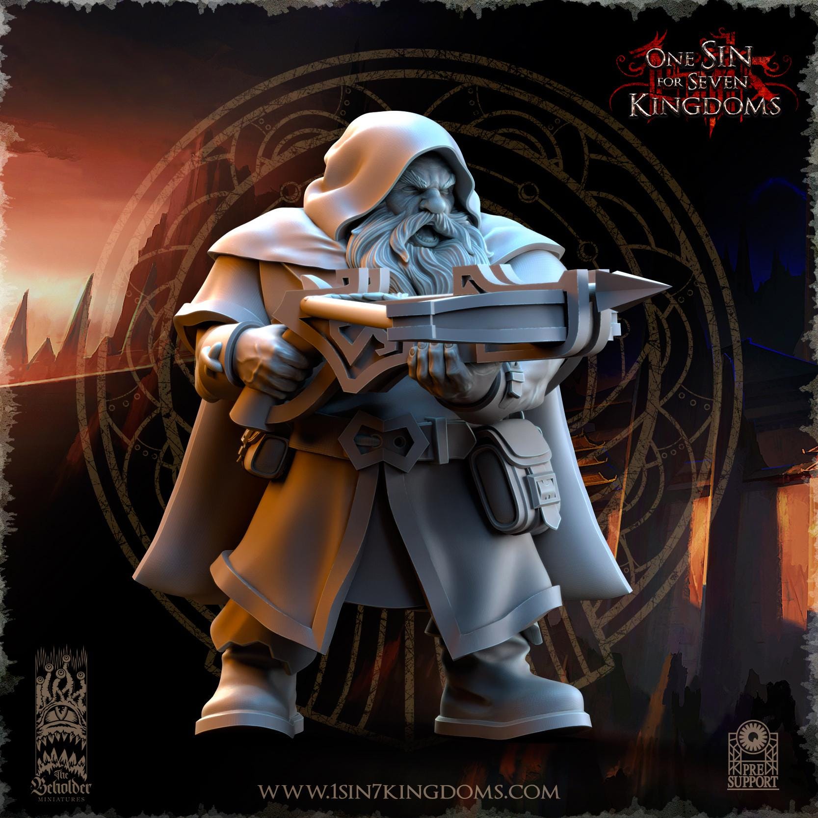 Dwarven kingdom sharpshooters - 12k by  TheBeholderMiniatures