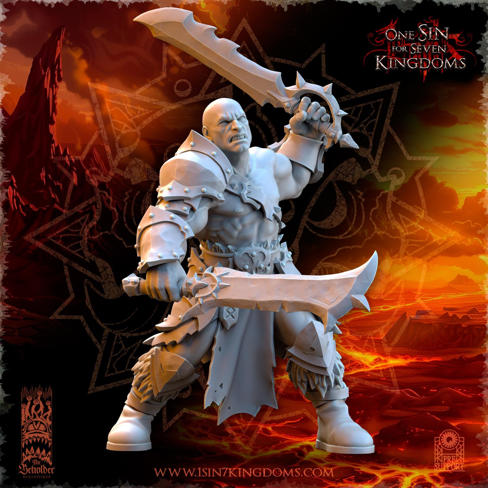 Realms of Mayhem Barbarian Despoilers - in 12k- by TheBeholderMiniatures