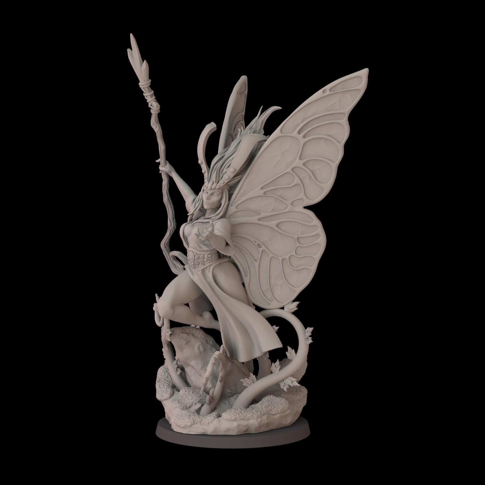 Arduinna, Queen of the Woods - 12k by fantasycultminiatures