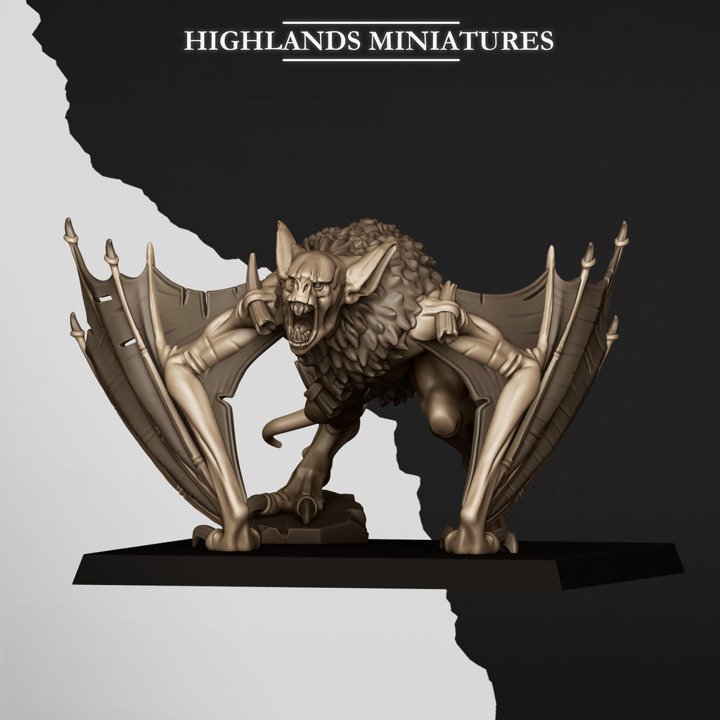 Pit Bat- in 12k- by Highlands Miniatures