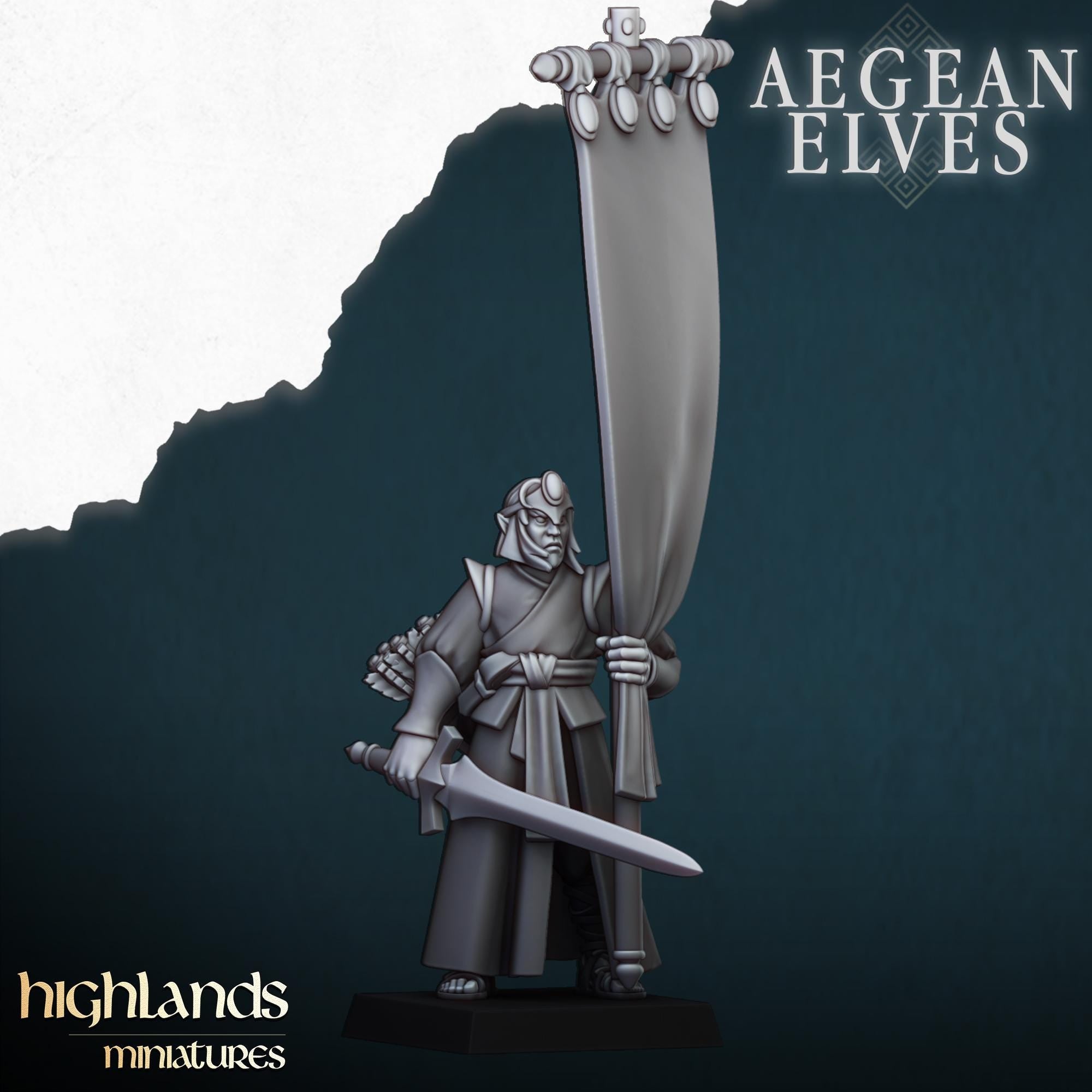 Aegean Elves Archers  - in 12k- by Highlands Miniatures