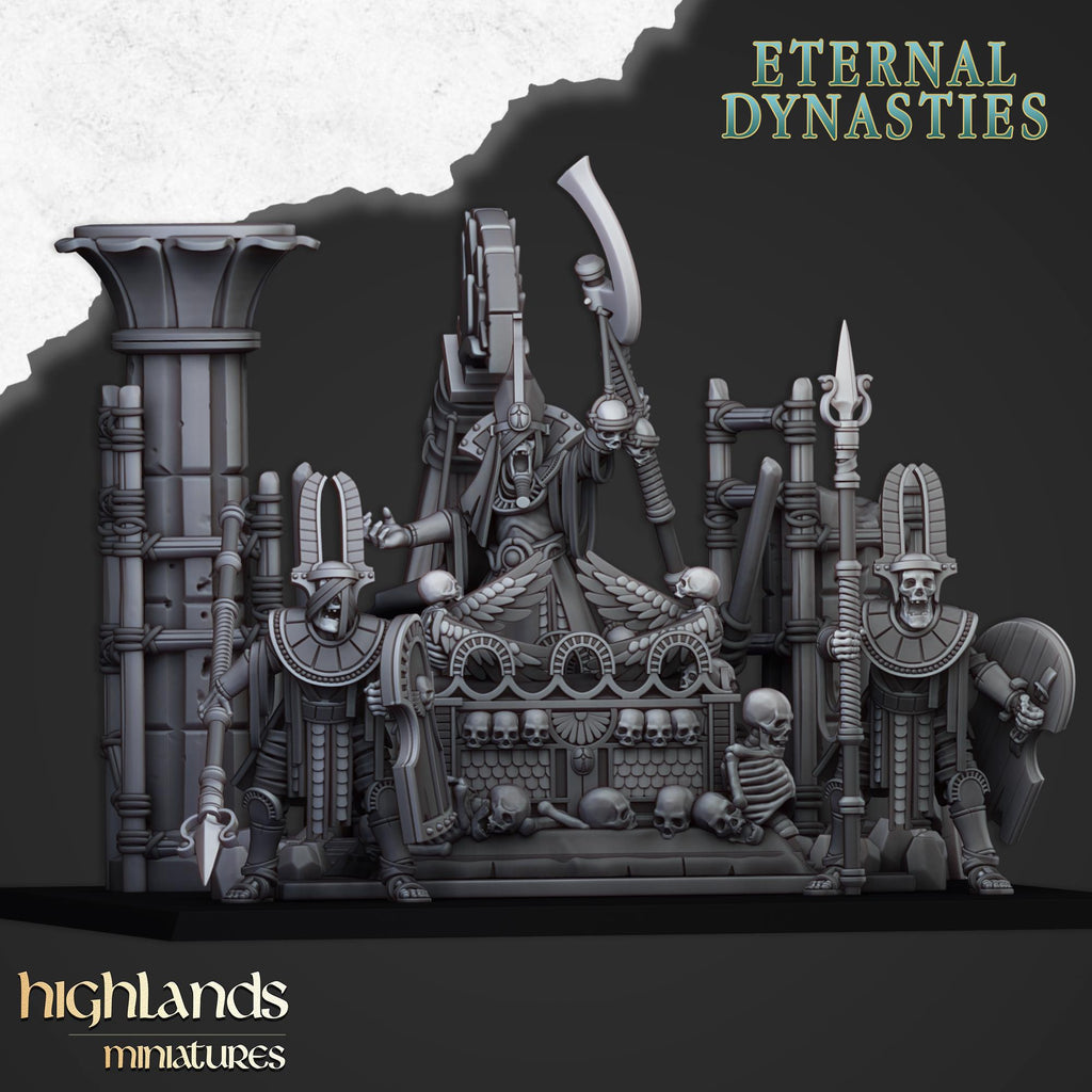 Pharaoh Funeral Ship - in 12k- by Highlands Miniatures