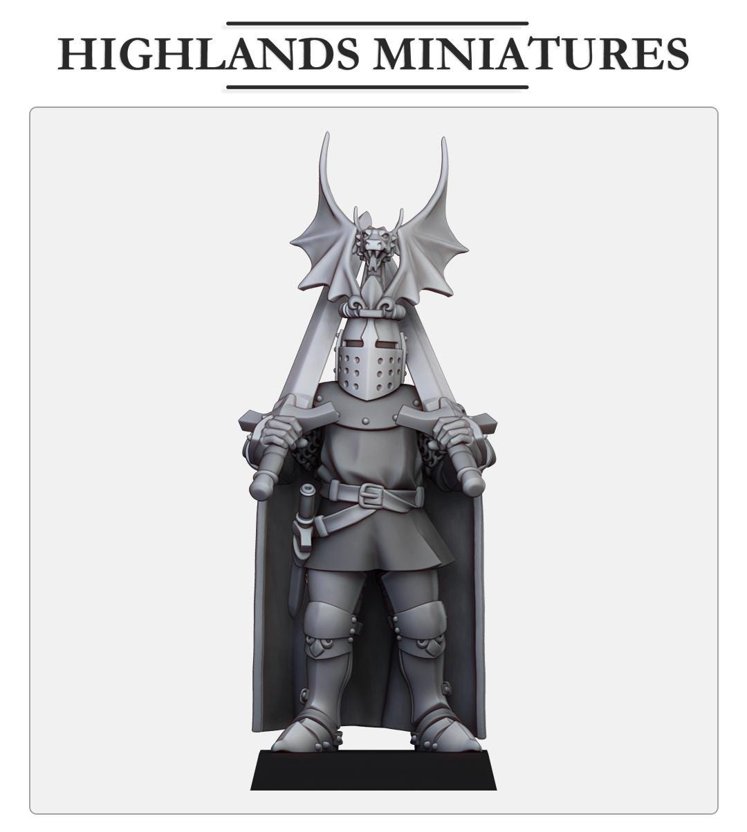 Dismounted Gallia Duke 2 - in 12k- by Highlands Miniatures