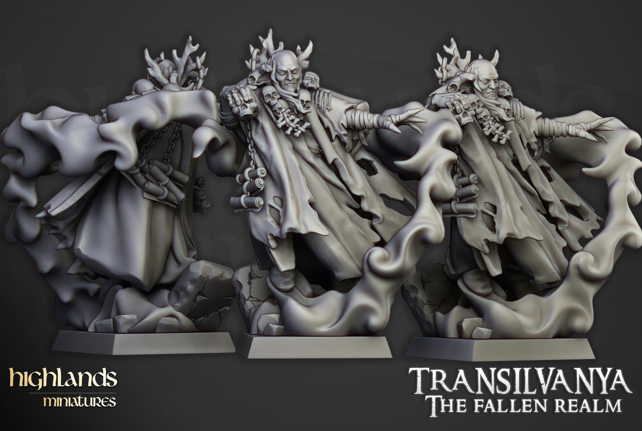 The Necromancers - in 12k- by Highlands Miniatures