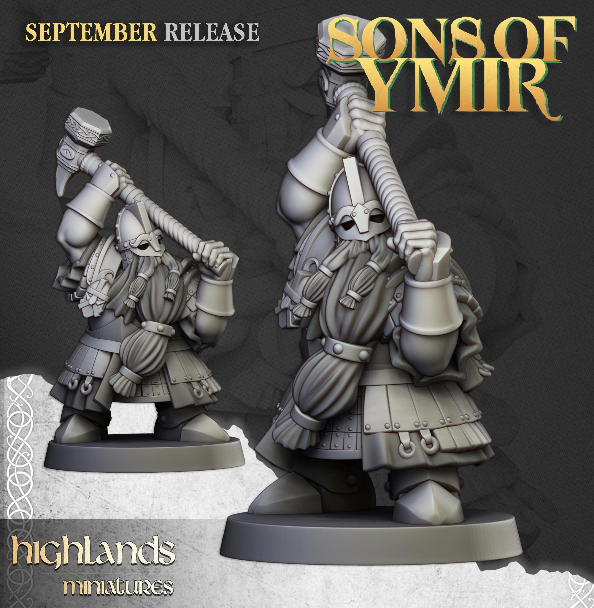 Dwarf Kingsguard Unit - in 12k- by Highlands Miniatures