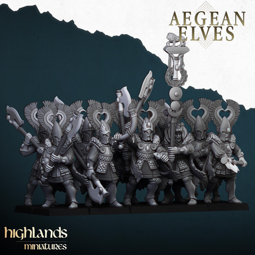 Nemean Lions  - in 12k- by Highlands Miniatures