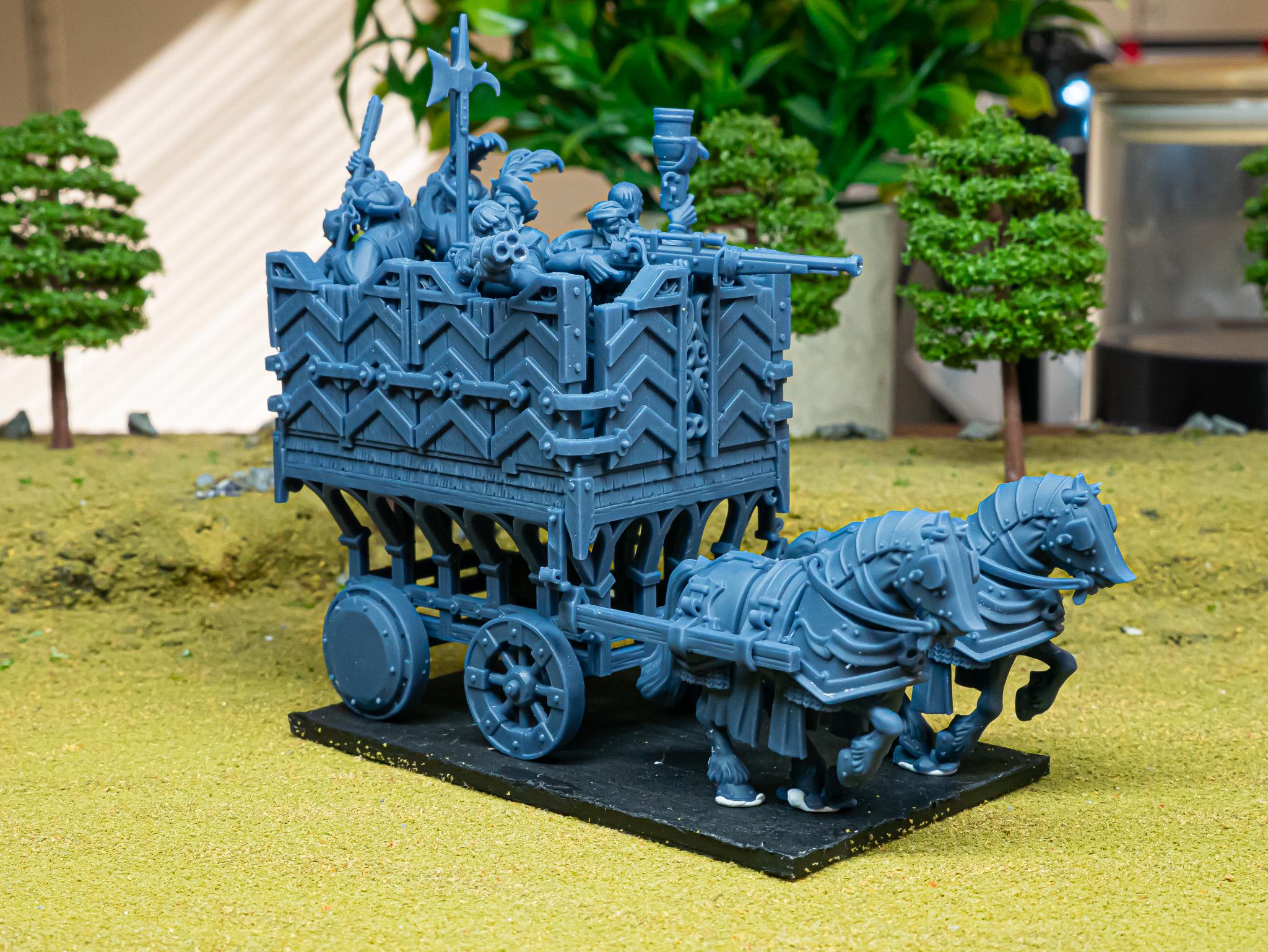 Sunland Armored Wagon - in 12k- by Highlands Miniatures
