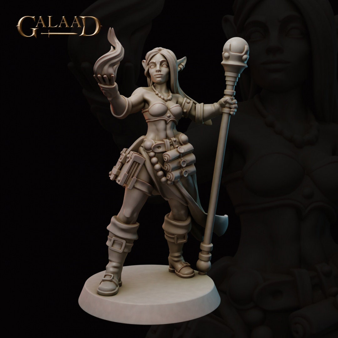 7 Model Pack - Mages and Fighters -  in 8k - by Galaad