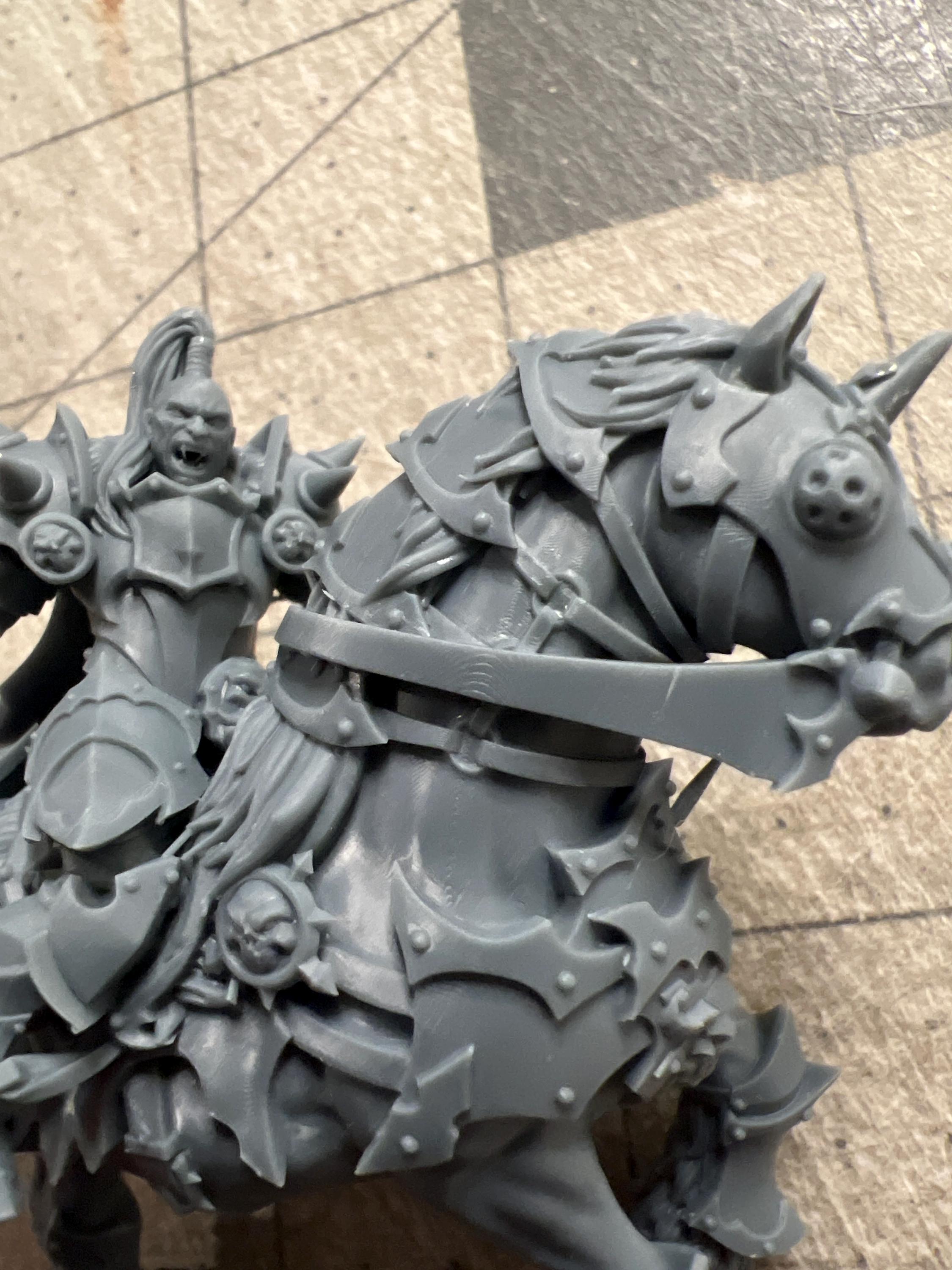 Realms of Mayhem Knights Command Group - in 12k- by TheBeholderMiniatures
